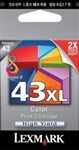 Lexmark No 43 Print Cartridge High Yield Colour