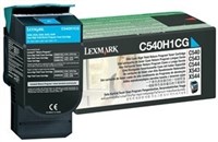 Lexmark C540H1Cg Prebate Toner Cartridge High Yield Cyan