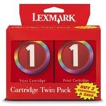 Lexmark No 1 Inkjet Cartridge Pack 2
