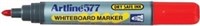 Artline 577 Dry Safe Whiteboard Marker Bullet 20Mm Red
