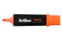 Artline Vivix Highlighter Chisel 2 X 5Mm Orange