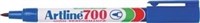 Artline 700 Permanent Marker Fine Bullet 07Mm Blue