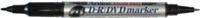 Artline 841 Marker Cd Dvd Twin Nib Black
