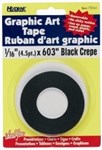 Crepe Liner Tape 15Mm Black