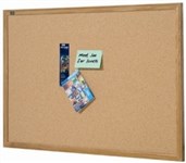 Quartet Corkboard Oak Frame 900 X 600Mm