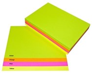 Quill Office Paper Xl A4 80Gsm Fluoro Assorted Pack 500