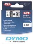 Dymo D1 Labelling Tape Black On White 9Mm X 7M