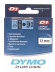 Dymo D1 Labelling Tape Black On Blue 12Mm X 7M
