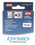 Dymo D1 Labelling Tape Black On Clear 19Mm X 7M