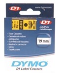 Dymo D1 Labelling Tape Black On Yellow 19Mm X 7M