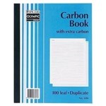 Olympic 606 Plain Carbon Book Duplicate 250 X 200Mm 100 Leaf
