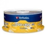 Verbatim DvdRw 47Gb 4X Rewritable Spindle Pack 30