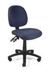 Ys Design Ys07 Task Chair Medium Back No Arms Blue