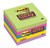 3M 6545-Ssuc Post-It Super Sticky Notes 73 X 73Mm Jewel Pop Assorted Colours Pack 5