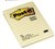 3M 660 Post-It Ruled Pad 98 X 149Mm Yellow