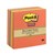 3M 675-6Ssnrp Post-It Super Sticky Notes Recycled 98 X 98Mm Farmers Market Colours Pack 6