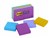 3M 6228Ssau Post-It Super Sticky Mini Notes 50 X 50Mm Jewel Pop 8 Pads