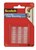 3M 859-Med Scotch Removable Mounting Squares Clear 25.4 X 25.4Mm Pack 16