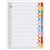 Marbig Dividers Index A4 Colour Jan-Dec