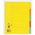 Marbig Extra Wide Dividers A4 5 Tab Manilla Bright