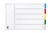 Marbig Dividers Pp A3 Landscape Multicolour 5 Tab