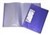 Colby H-253A-10 Harlequin Display Book With Insert Covers A4 10 Pocket Purple