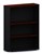 Ddk Accent Bookcase 2 Shelves 1200 X 900 X 300Mm Redgum/Black
