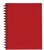 Spirax 511 Hard Cover Notebook A5 225 X 175Mm Red 200 Page