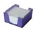Italplast I 130Ptpr Tinted Coloured Memo Cube With Paper Tint Purple