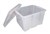 Italplast I 301 Storage Box With Lid Clear 48 Litre