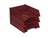 Italplast I 60Bur Multi Fit Document Tray Burgundy