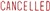 Xstamper 1119 Message Stamp Cancelled Red