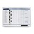 Quartet Matrix In/Out Whiteboard 580 X 410Mm