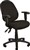 Ys Design 08A Typist Chair With Arms. Charcoal