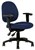 Ys Design Tasman Clerical Chair Medium Back With Arms Blue