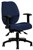 Ys Design Sarah Operators Clerical Chair High Back With Arms Blue