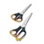 Marbig Office Scissors Amber Handle 158Mm