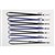 Rexel Lanyards Flat With Alligator Clip Breakaway Black Pack 10