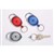 Rexel Retractable Key Holder Snap Lock Grey