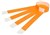 Rexel Tyvek Wristbands With Serial Number Fluoro Orange Pack 10