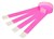 Rexel Tyvek Wristbands With Serial Number Fluoro Pink Pack 100
