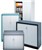 Brownbuilt Waratah Tambour Door Cupboards Full Height 5 Shelves 1980 X 900 X 475Mm Silver Grey