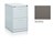 Brownbuilt Octave Filing Cabinet 2 Drawer Graphite Ripple