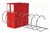 Urban Spirafile Filing Rack For Lever Arch Files Chrome Plated 8 Slot