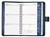 Debden Slimline Sl2599 Dayplanner Pu Snap Closure Week To View 162X82Mm Black