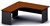 Ddk Accent Radial Workstation 2 Piece Left Hand Return 1800 X 750 / 1800 X 600 X 725Mm Is/Cherrywood