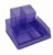 Italplast I 35Tpr Desk Organiser Tinted Purple