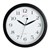 Jastek Round Clock 25Cm Black