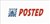 Deskmate Message Stamp Dual Colour Posted