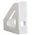 Esselte Wow Magazine File Pearl White